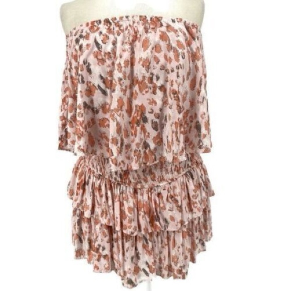 Printed Ruffle Dress/Romper